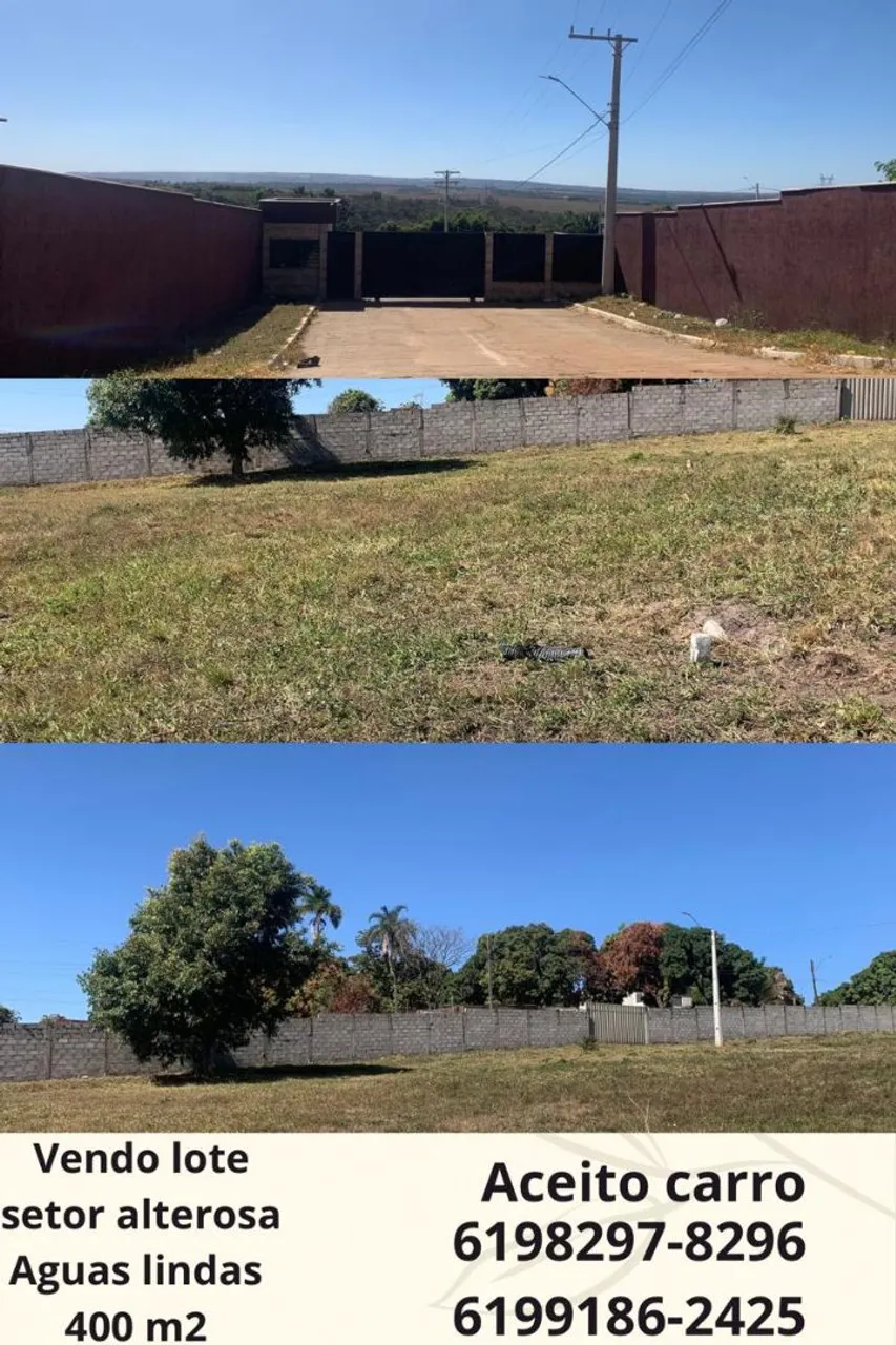 Lote em aguas lindas goias