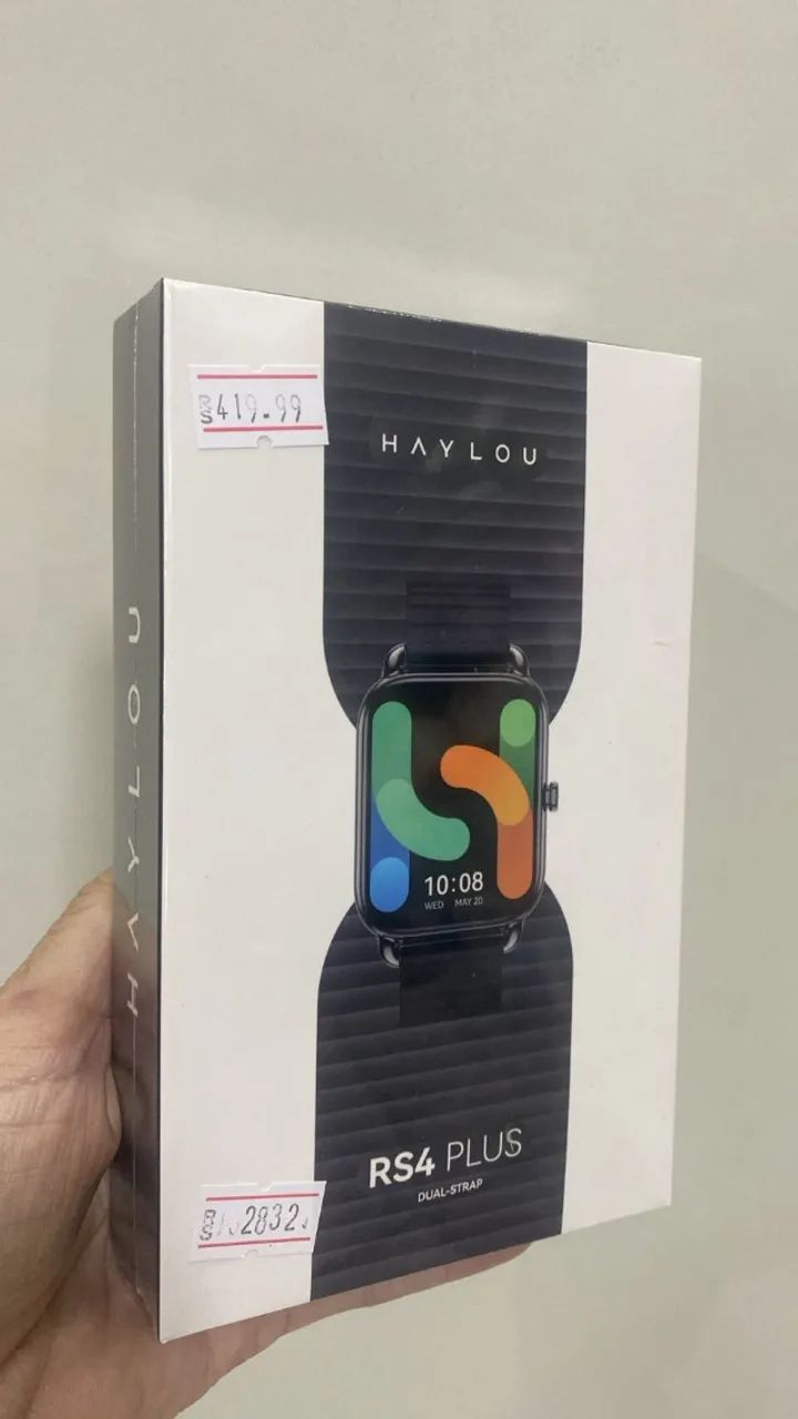 Relógio Inteligente Smartwatch Haylou Rs4 Plus Tela 1.78 Pol. Monitoramento de saúde