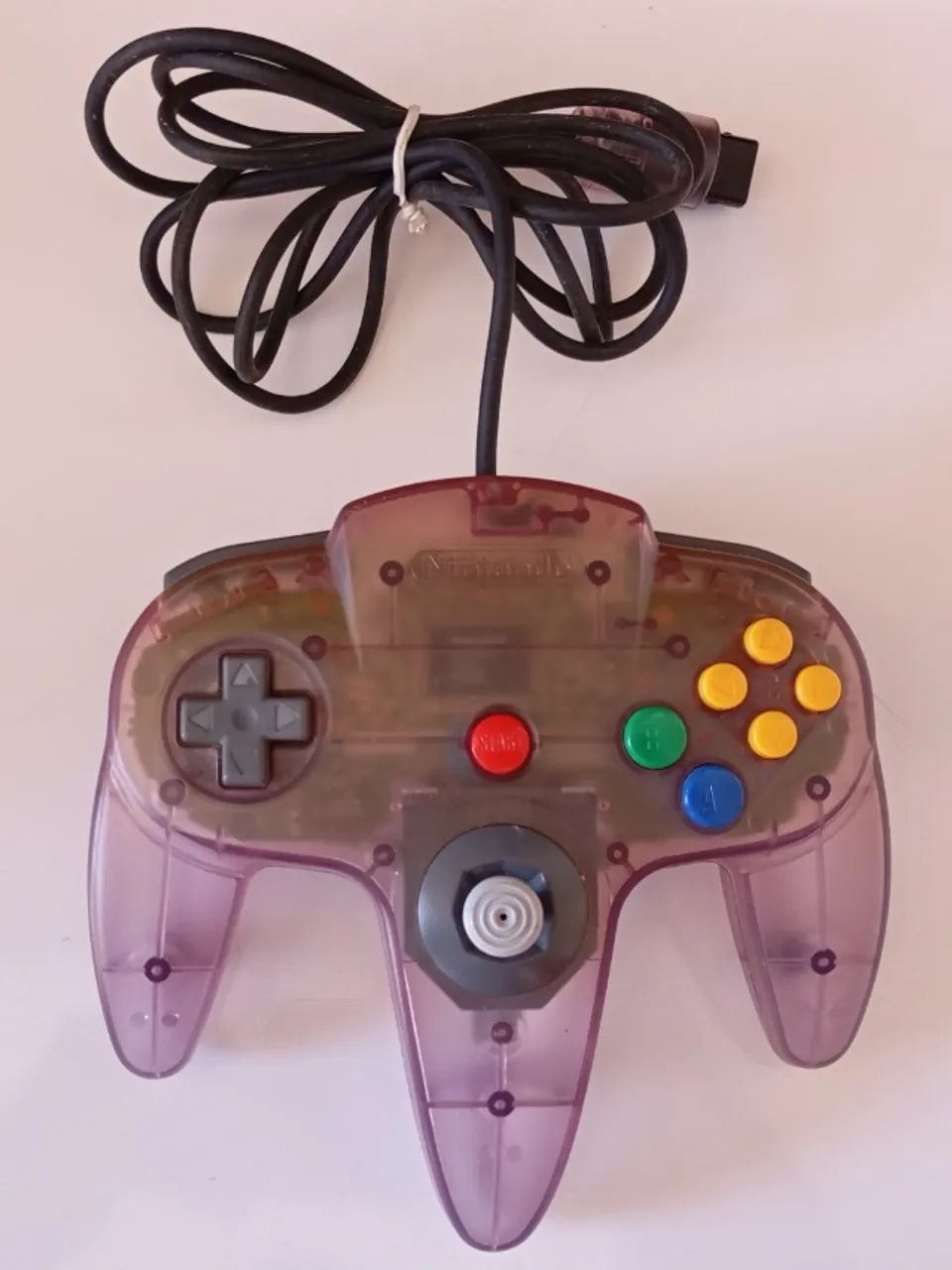 Controle Nintendo 64 Transparente Jabuticaba Gradiente 