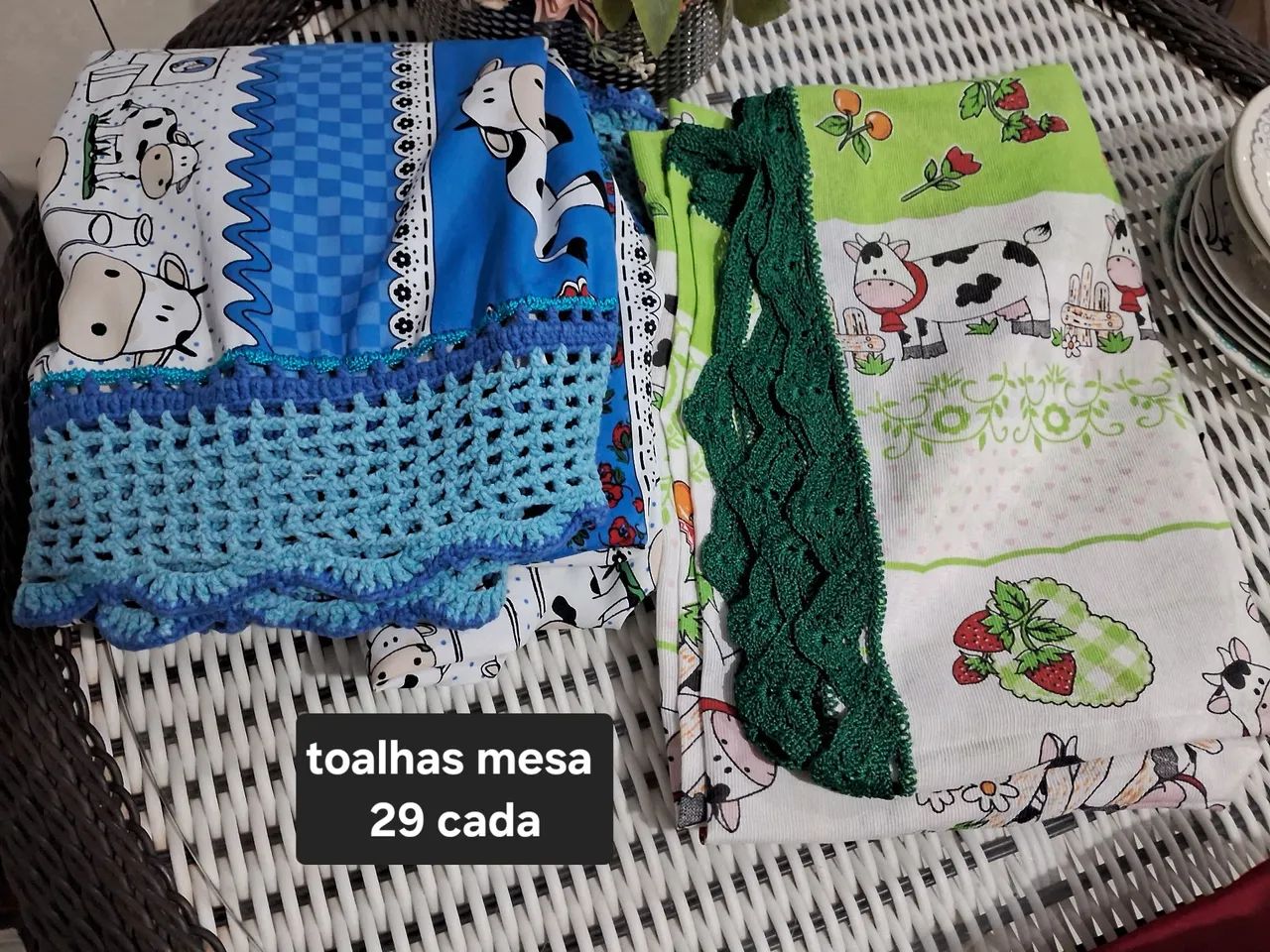 Toalhas de Mesa Decorativas - 29 cada