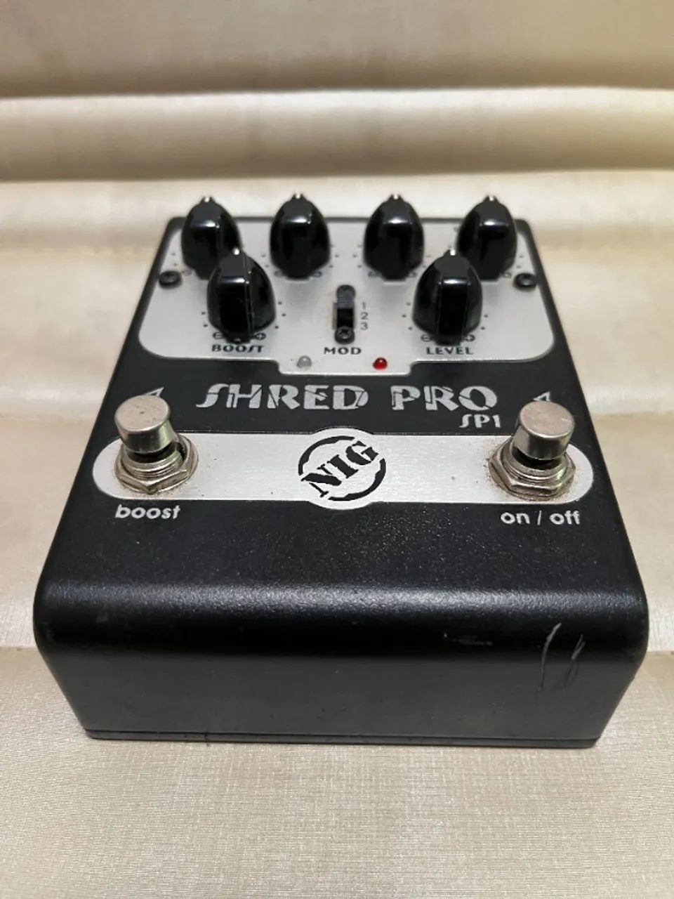 Pedal Nig Shred Pro Sp1 Distontion E Boost - Super Conservado!!! 3 em 1!!! - Foto 5