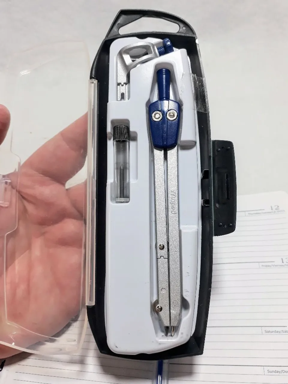 Compasso para desenho técnico importado maped