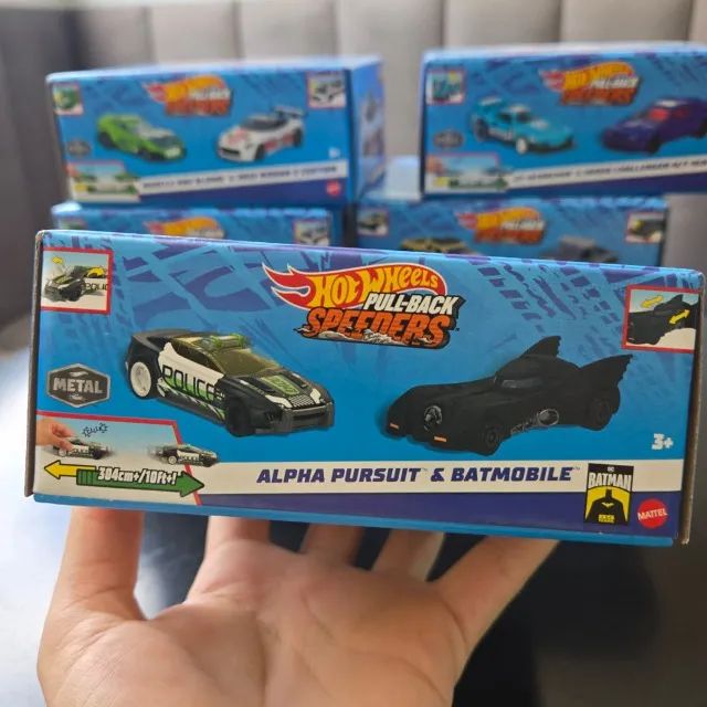 Kit Carrinhos Hot Wheels Pulback Speeders - Novo, Lacrado - Foto 3