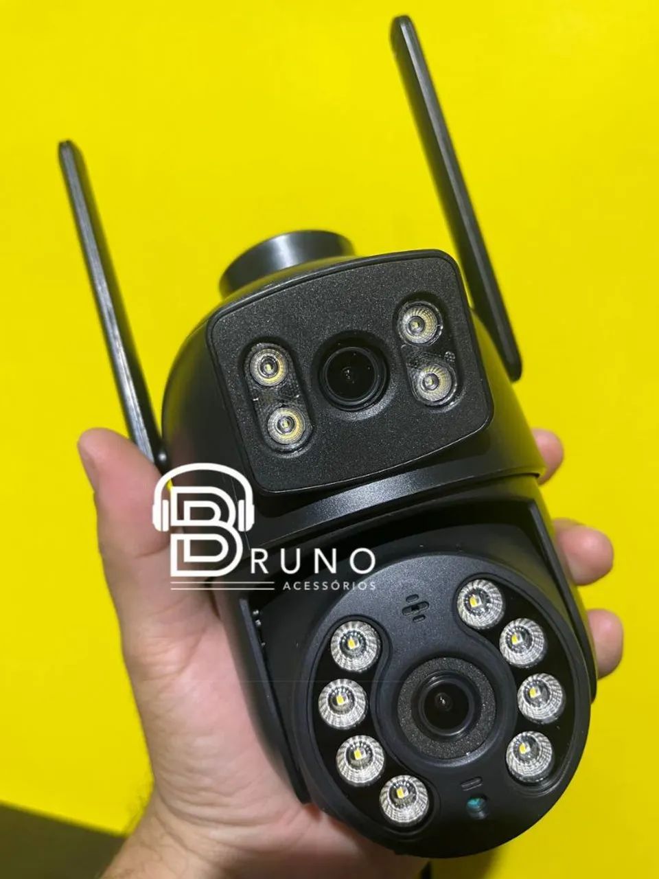 Câmera de Segurança dupla Wifi Externa Dome IP66 Jortan JT-8695 - Foto 2