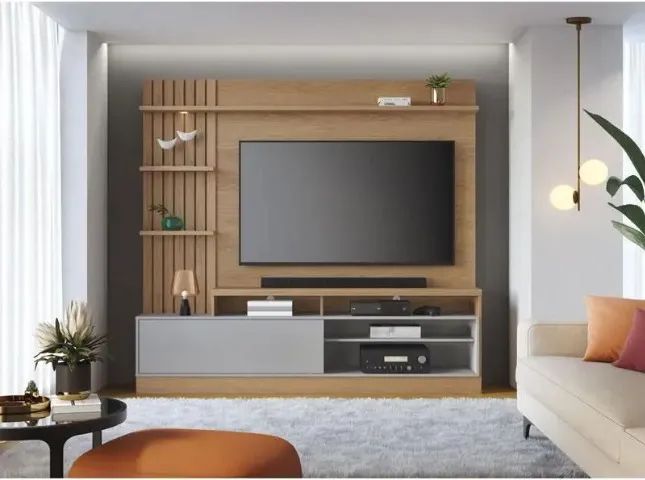 Home para TV Maceió Até 65 Polegadas 1 Porta com LED (FAZEMOS ENTREGA DF E ENTORNO) - Foto 2