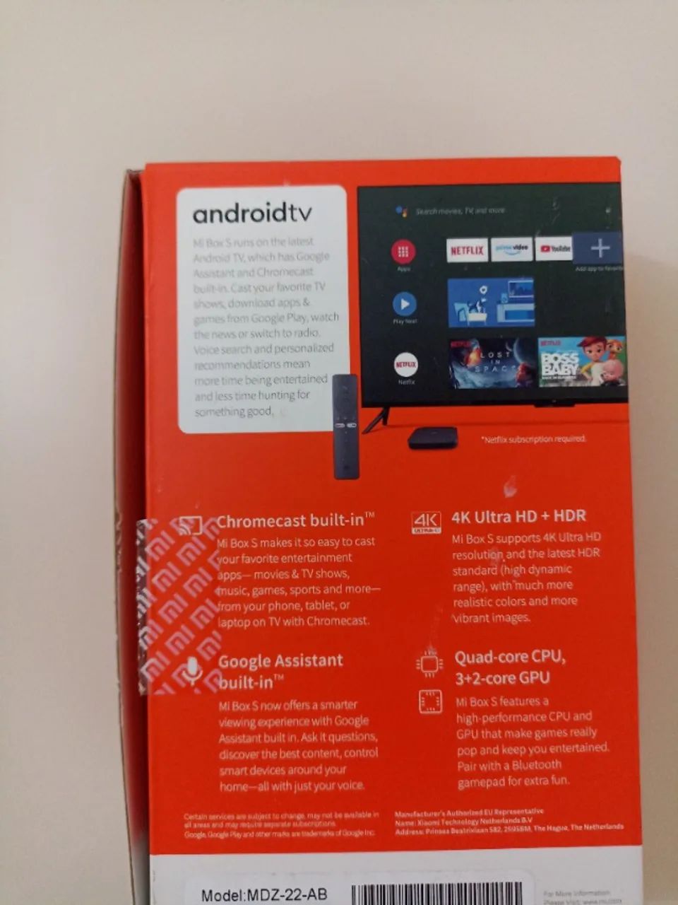 Xiaomi Mi Box S  4K 8GB Preto 2GB RAM  - Foto 5