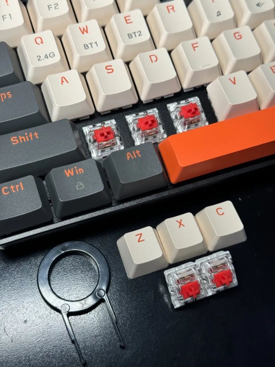 Teclado Mecânico Sem Fio Gamer K68 - Foto 4