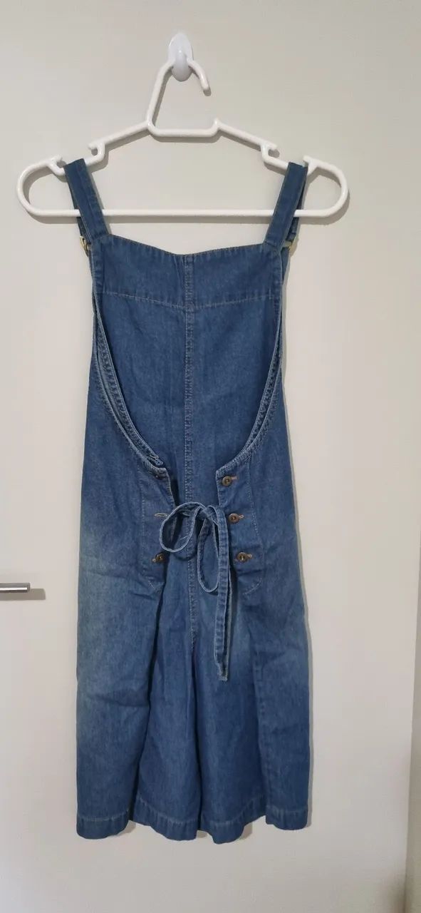 Macacão Jeans Feminino Gestante - Foto 2