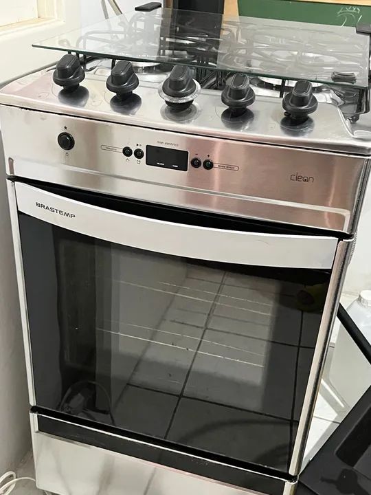 Fogão Brastemp 4 Bocas com Forno - Limpo e Conservado
