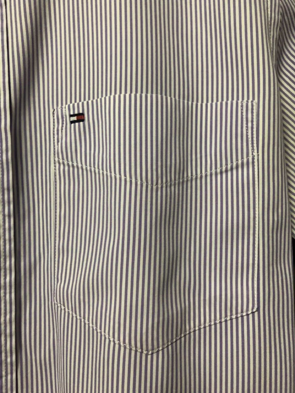 Camisa social Tommy Hilfiger Listrada, original, comprada nos EUA - Foto 2