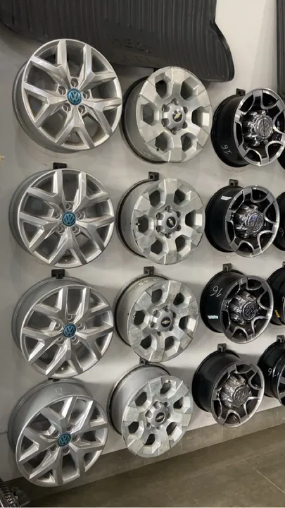 Vários modelos de rodas aro 14 até 18