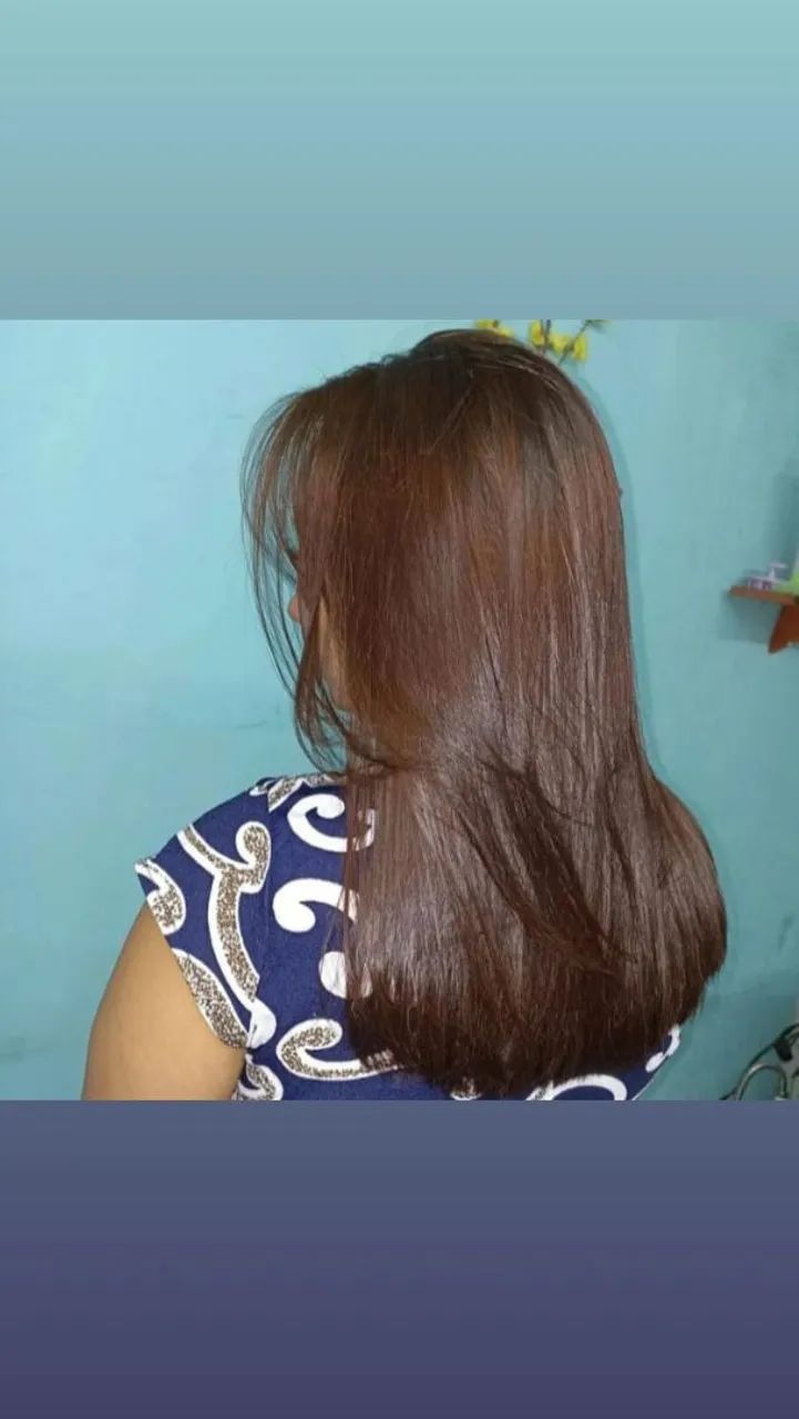 Cabelo bem cuidado e com brilho