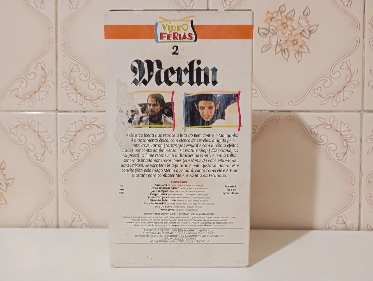 VHS Filme Merlin 2 Parte 1 (Dublado) 1998 - Original - Foto 2