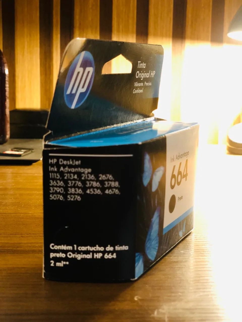 Cartucho HP664 - Preto Original