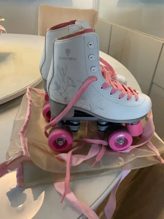 Patins roller 4 rodas tamanho - 35 - Foto 2