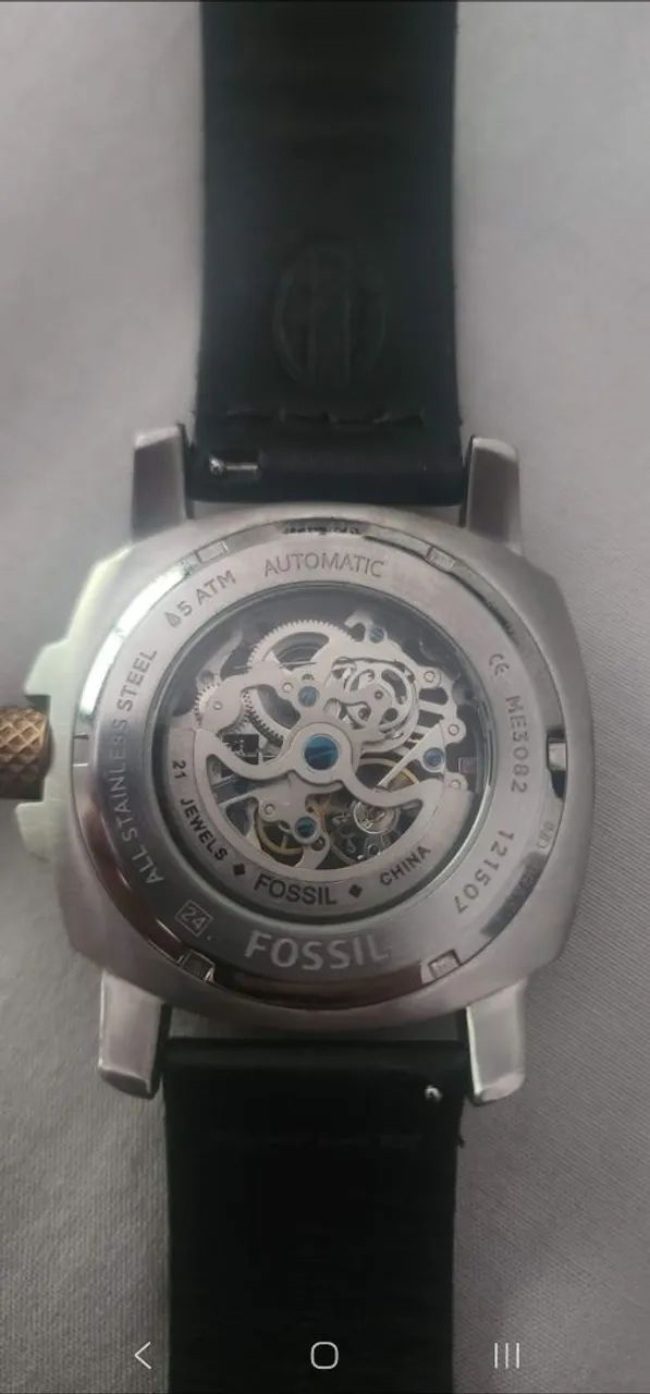 Relógio Fossil Automático Esqueleto  - Foto 4