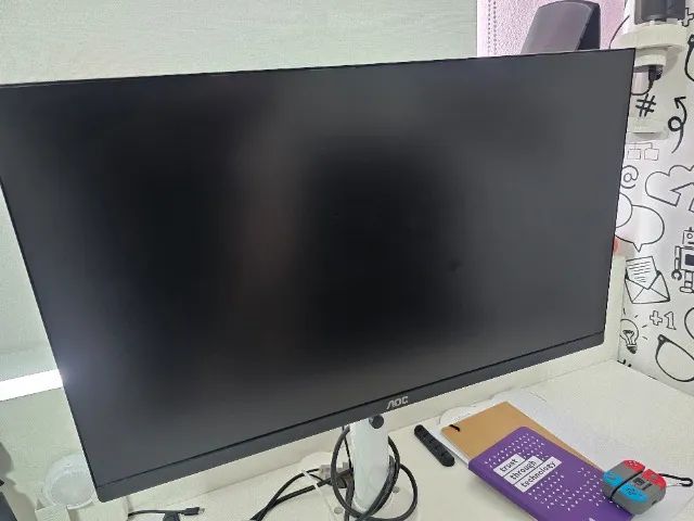 Monitor 23,8" Widescreen Preto AOC 110V/220V (todas as informações na descrição, leia)