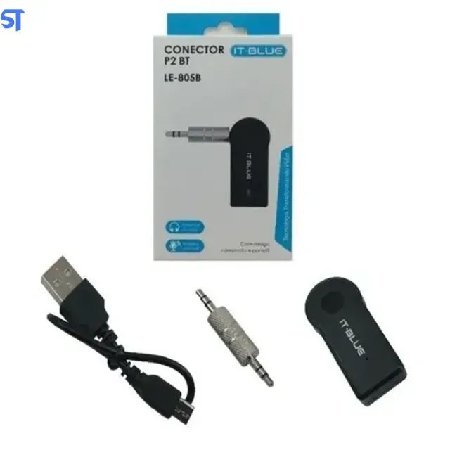 Conector P2 BT p/Carro ou Caixa de Som It-Blue Ref: LE-805B