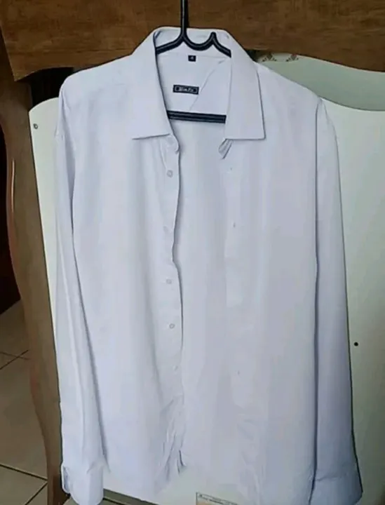 Camisa Social Branca Masculina - Novo