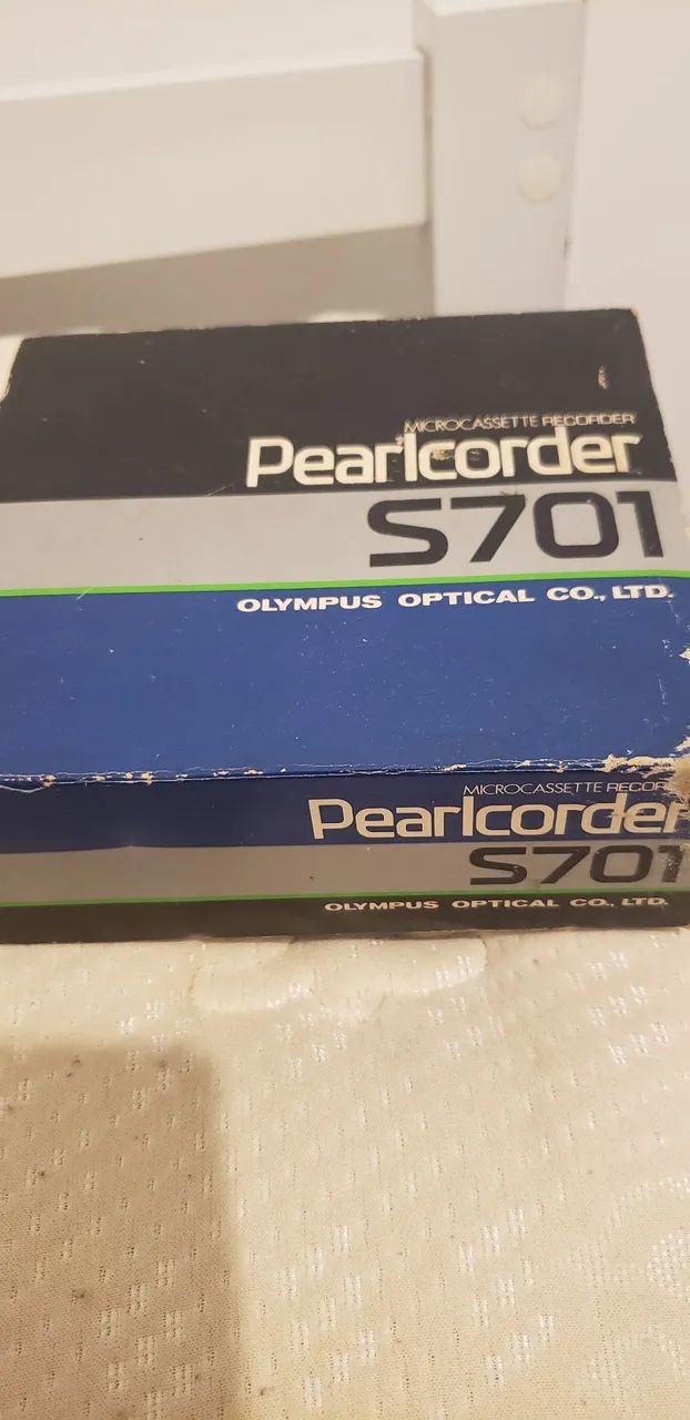  Gravador Raro de Microcassete Olympus Pearlcorder S701 Vintage - Foto 3