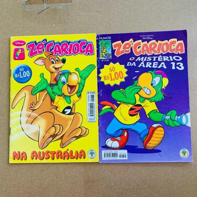 Lote Gibis Disney: Mickey, Donald, Zé Carioca, Urtigão, Margarida - Abril Globo Panini HQ - Foto 4