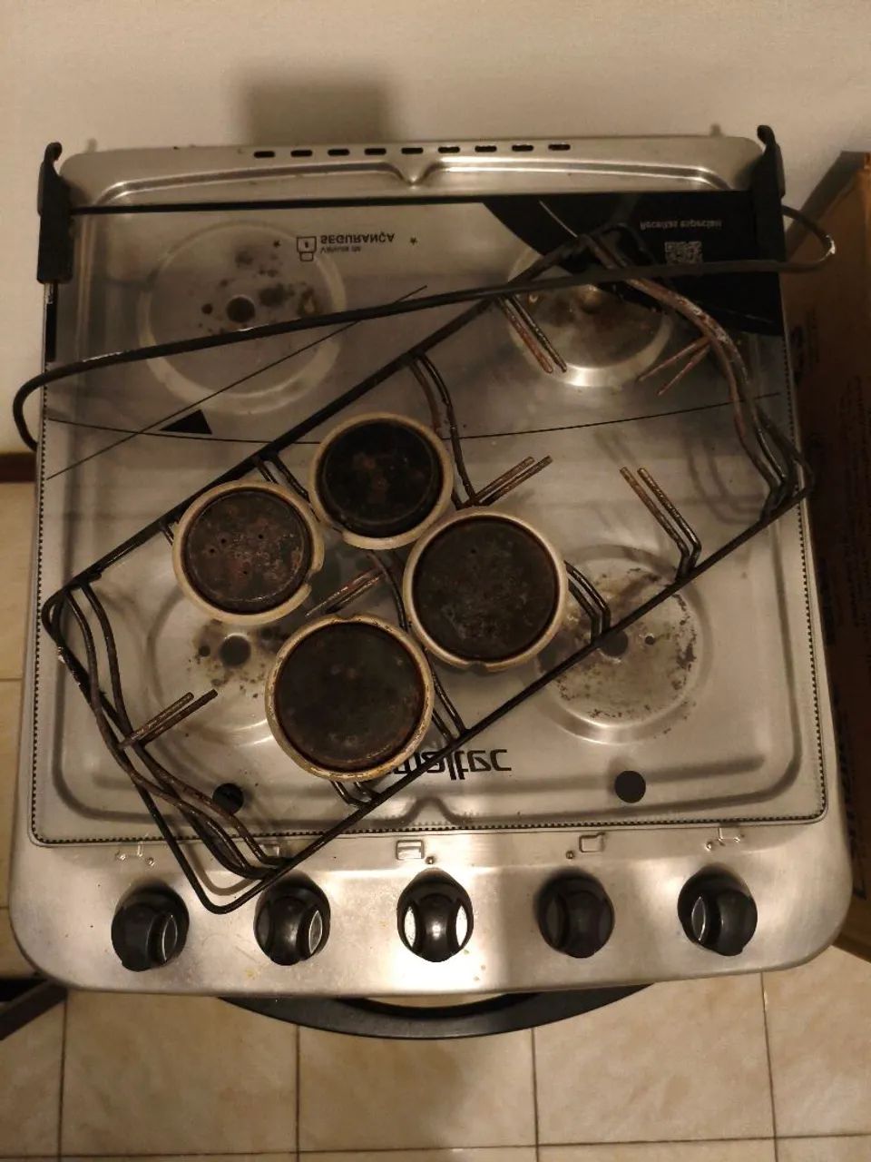 FOGÃO 4 BOCAS ESLMALTEC USADO - Foto 3