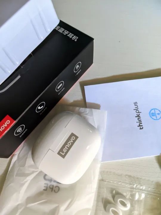 Fone de ouvido Lenovo LP40 Pro Branco - Foto 4