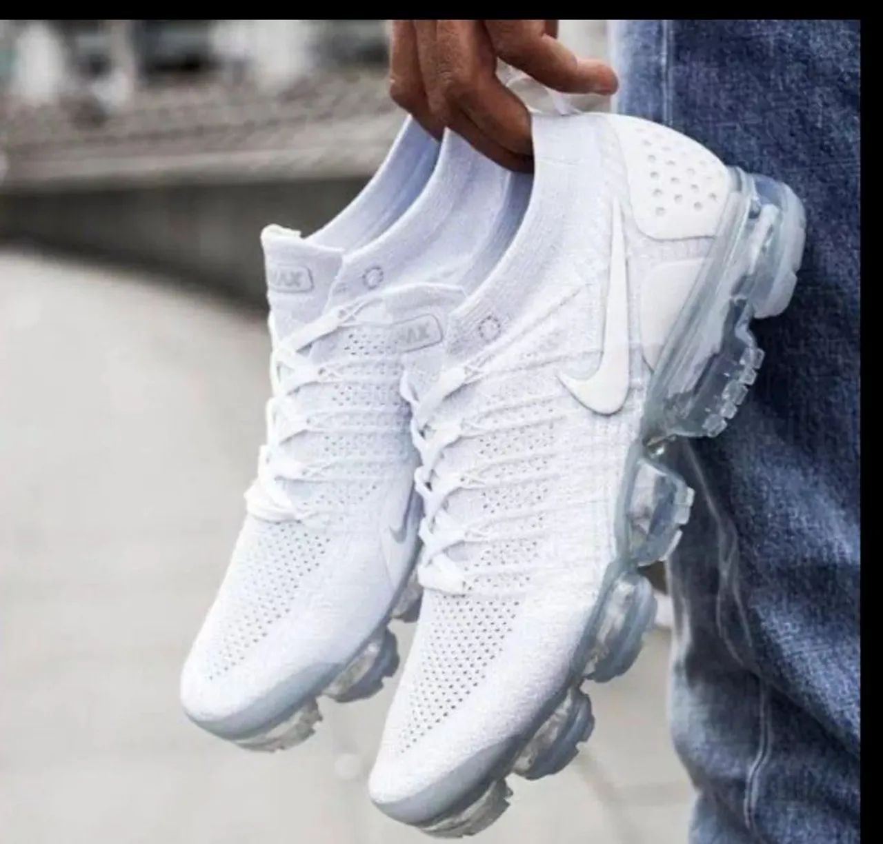 Tênis Nike vapor Max - branco  - Foto 5