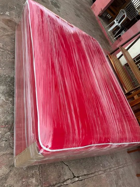 Cama casal mola e espuma 