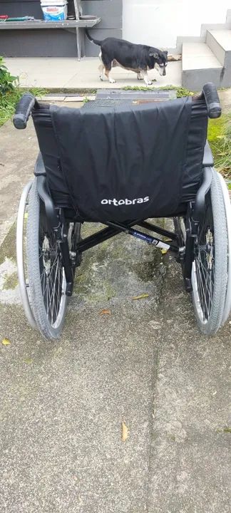Cadeira de rodas Ortbobras 46cm (interno) - Foto 3