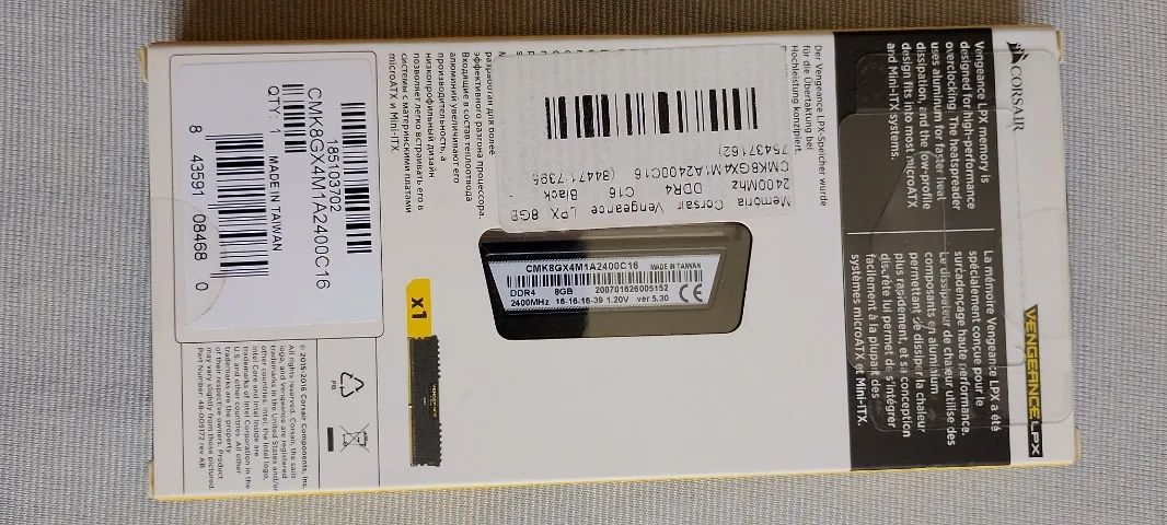 Memória RAM ddr4 8gb Corsair 2400mhz - Foto 2