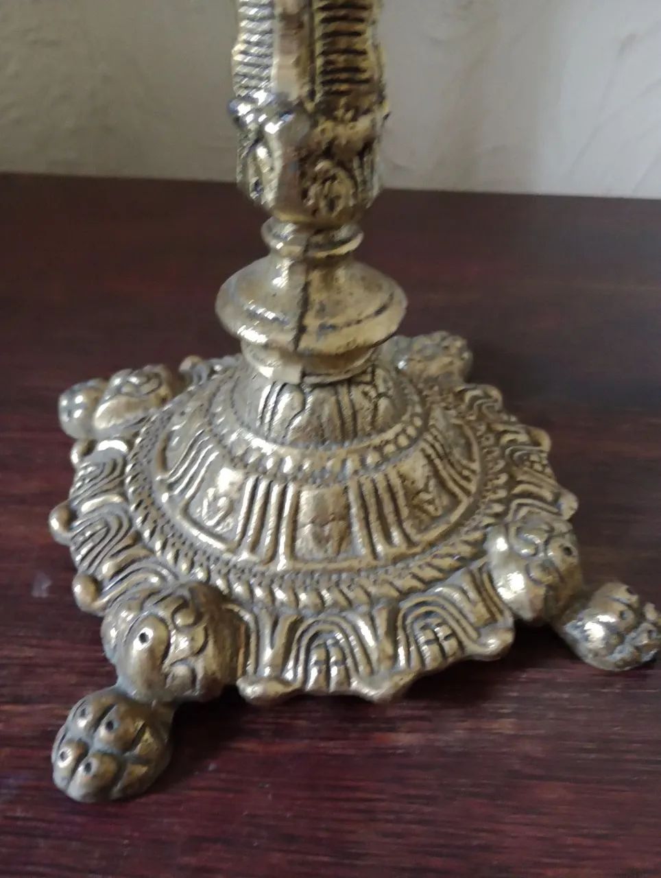 Par de candelabros antigos - Foto 4