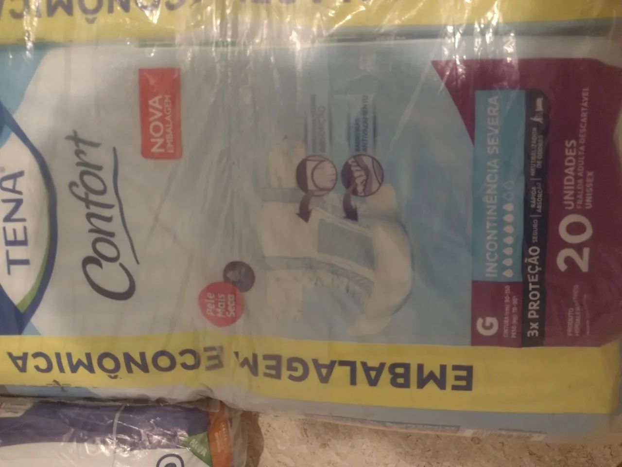 Fraldas TENA Comfort - Tamanho G últimas unidades. - Foto 3