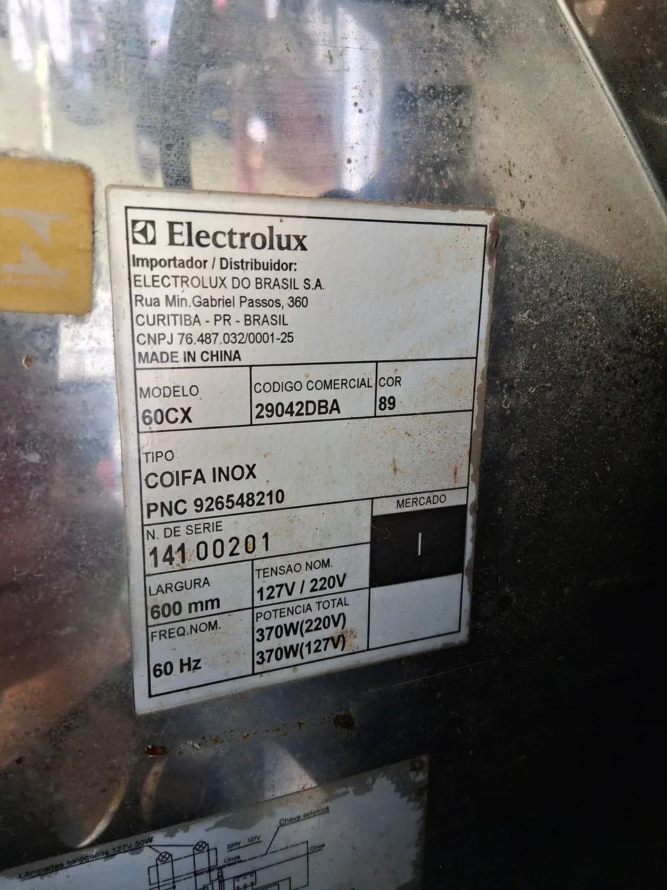 Coifa Electrolux para retirar peças  - Foto 4