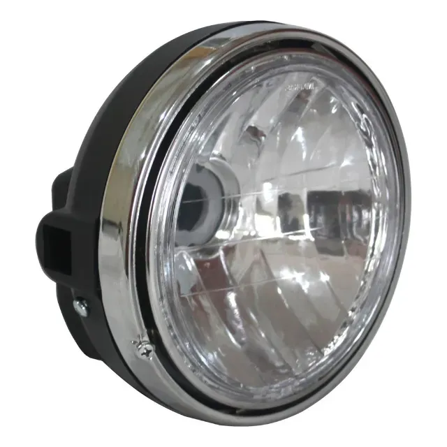 Farol Yamaha Factor 125 completo aro cromado 2006 2016