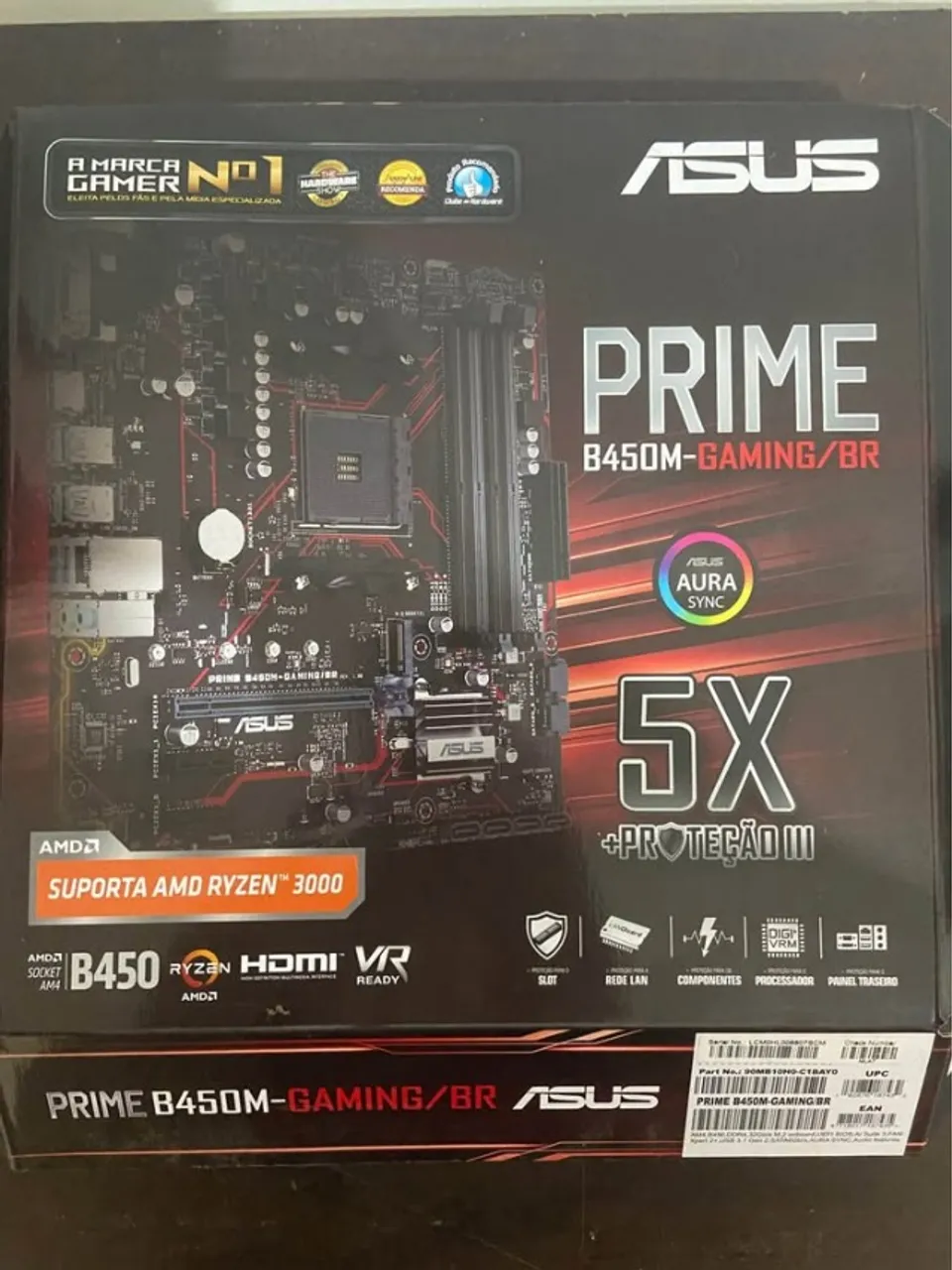 Placa Mãe Asus Prime Game B450