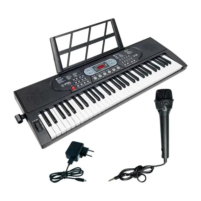 Teclado Musical Spring Tc161 Mk 61Teclas Display Led 