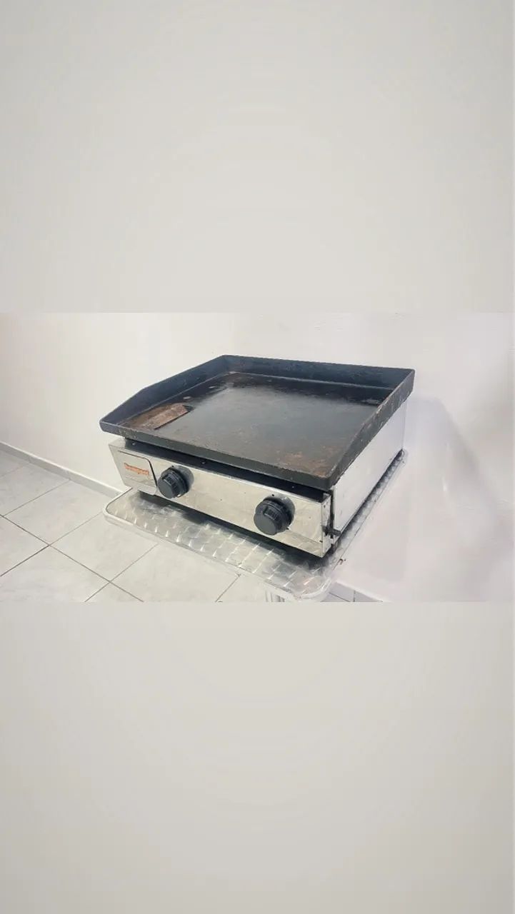 Chapa profissional a gás  - Foto 2