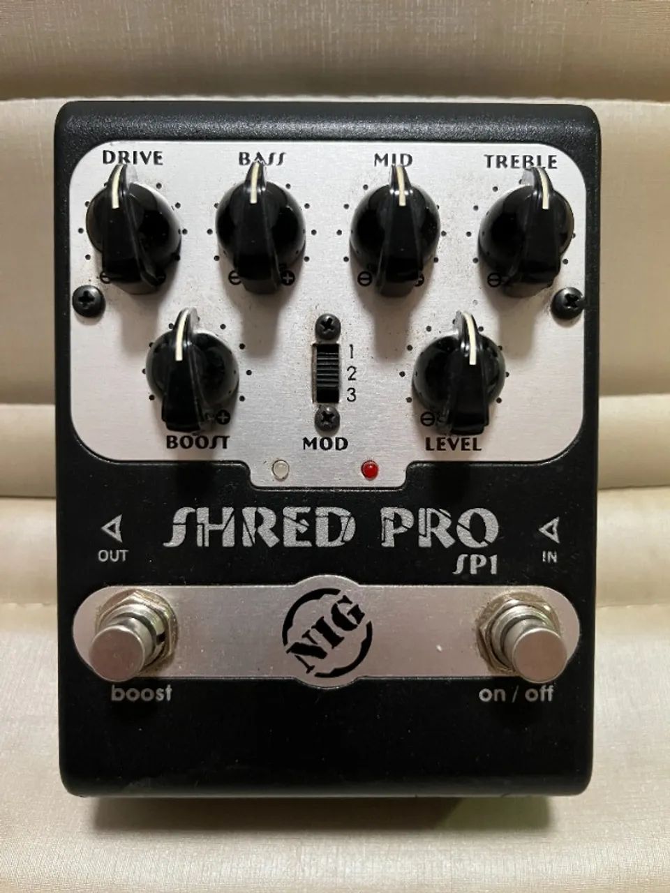 Pedal Nig Shred Pro Sp1 Distontion E Boost - Super Conservado!!! 3 em 1!!!