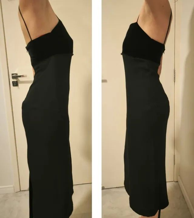 Vestido de festa longuete preto - Foto 5