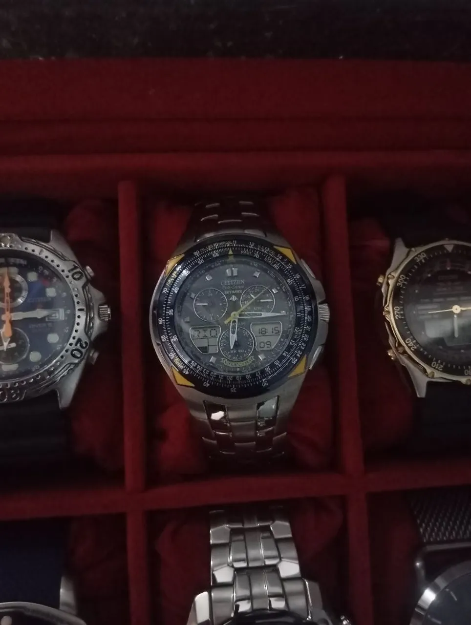 Relógio Citizen Eco-Drive blueangels esquadrilha da fumaça usa