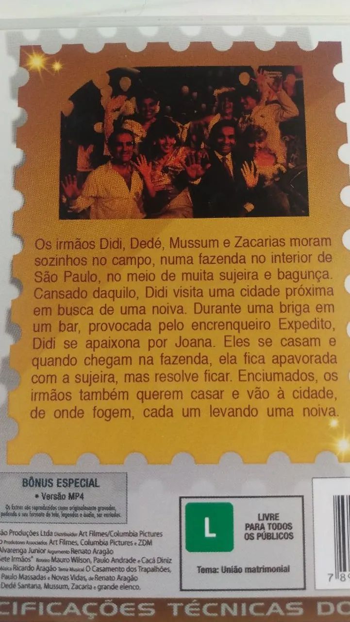 DVD original o casamento dos trapalhões  - Foto 3