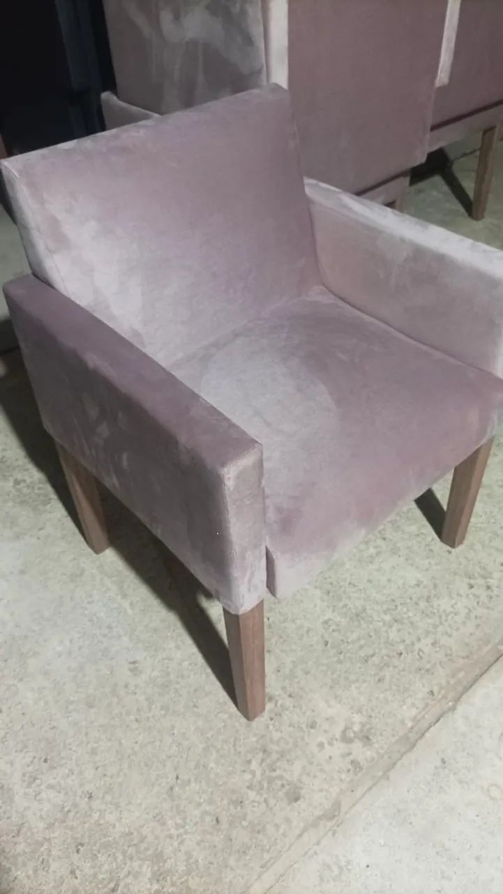 Poltrona em Tecido suede  - Foto 5