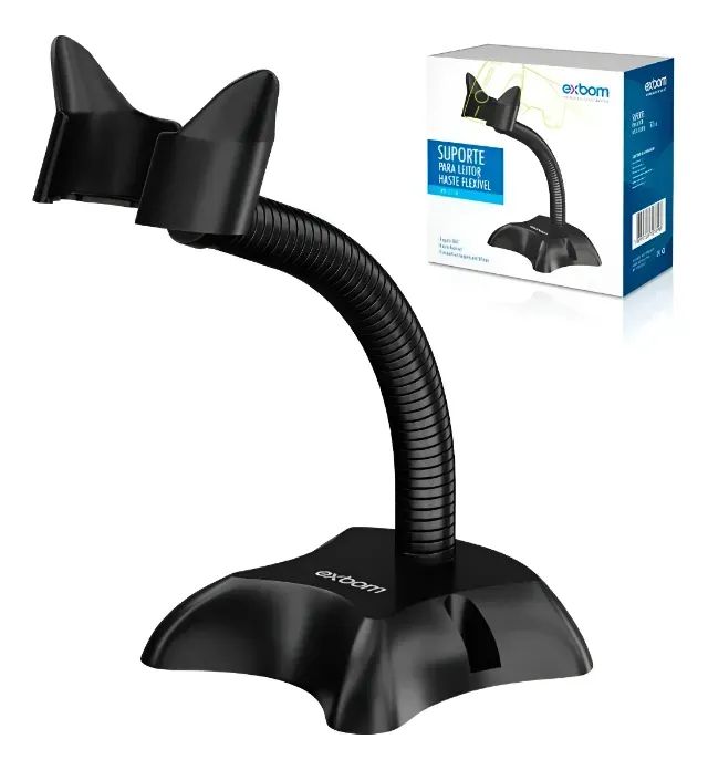 Suporte Para Leitor de Codigo de Barras Exbom SPX-LC150 *Haste Flexível - WZetta - Foto 2