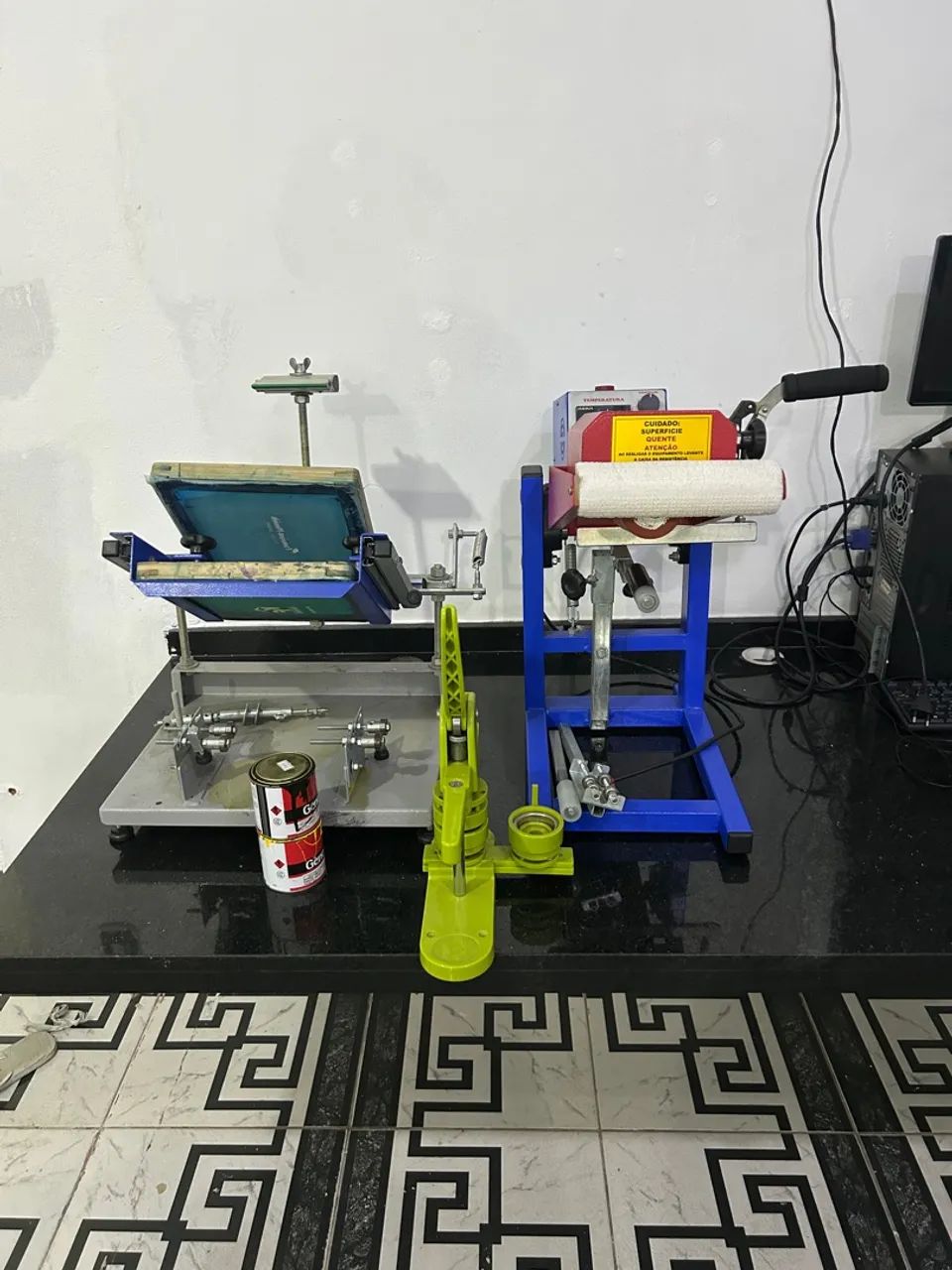Conjunto de equipamentos para serigrafia - Foto 2