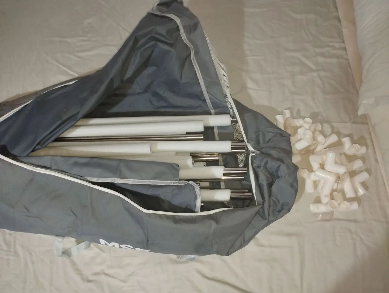 Cercadinho Tela de Proteção Bebe MSP KIDS SEMINOVO - Foto 2