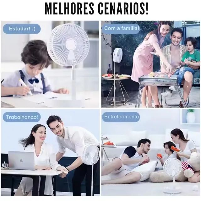 Ventilador Silencioso Bivolt Novo | 3 Velocidades | Econômico e Potente - Foto 3