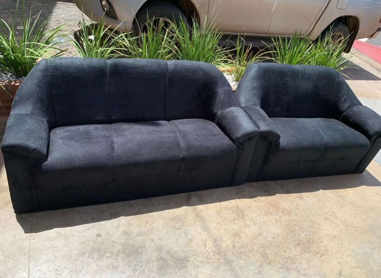 Sofá Fixo Barato 2 e 3 lugares 65115872201345121