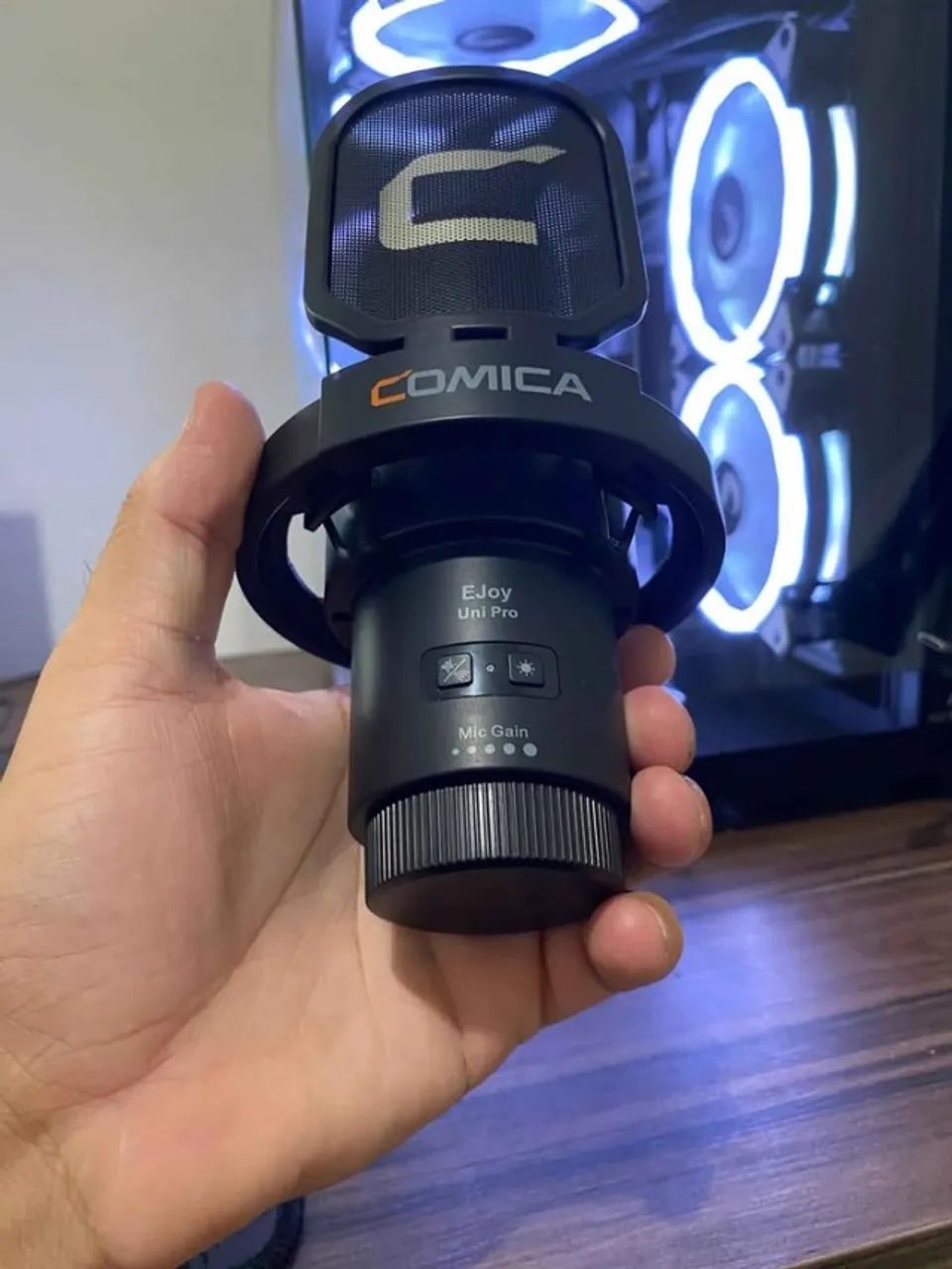 Microfone Cômica Gamer + braço articulado64302951508098122