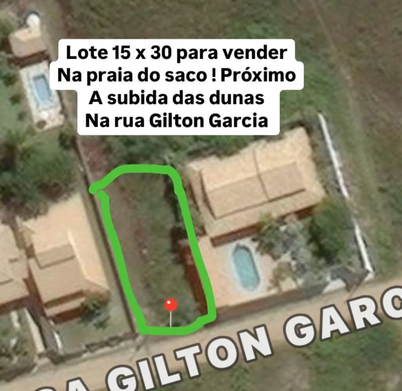Terreno praia saco